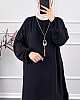 Kolyeli Tunik - Siyah
