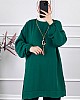Kolyeli Tunik - Zümrüt Yeşili