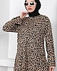 Leopar Tesettür Takım