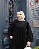 Medine İpeği Tesettür Elbise - Siyah