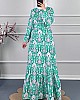 Modern Desen Elbise - Mint