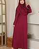 Namaz Elbisesi - Bordo