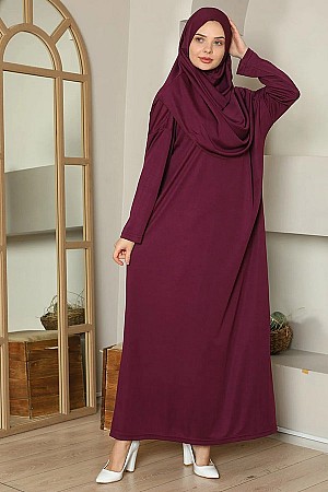 Namaz Elbisesi - Mürdüm