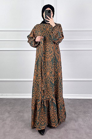 Nilüfer Elbise - Yeşil