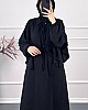 Pelerinli Tesettür Elbise - Siyah