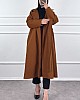 Premium Kaşe Kaban - Taba
