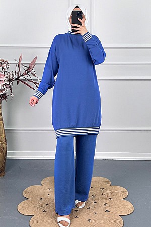 Ribanalı İkili Takim - Mavi