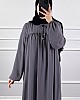 Robadan Ferace Elbise - Gri