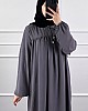 Robadan Ferace Elbise - Gri