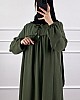 Robadan Ferace Elbise - Haki