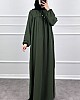Robadan Ferace Elbise - Haki