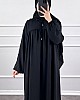 Robadan Ferace Elbise - Siyah