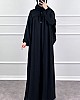 Robadan Ferace Elbise - Siyah