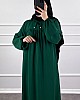 Robadan Ferace Elbise - Zümrüt Yeşili