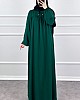 Robadan Ferace Elbise - Zümrüt Yeşili