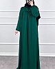 Robadan Ferace Elbise - Zümrüt Yeşili