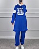 Şerit Detaylı Spor Takım - Saks Mavisi Şerit Detaylı Spor Takım - Saks Mavisi