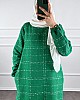Cepli Tüvit Elbise - Yeşil Cepli Tüvit Elbise - Yeşil
