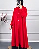 Uzun Gömlek Tunik - Kırmızı