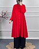 Uzun Gömlek Tunik - Kırmızı