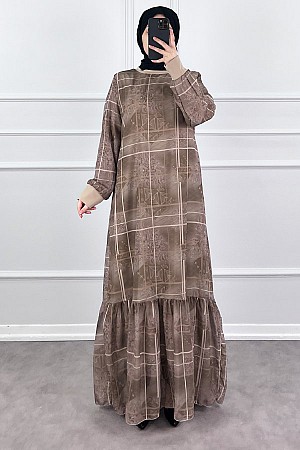 Vintage Elbise - Vizon