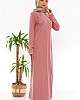 Yandan Bağlamalı Namaz Elbisesi - Pudra Yandan Bağlamalı Namaz Elbisesi - Pudra