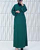 Bağlamalı Namaz Elbisesi - Zümrüt Yeşili