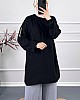 Zincir Detaylı Tunik - Siyah Zincir Detaylı Tunik - Siyah