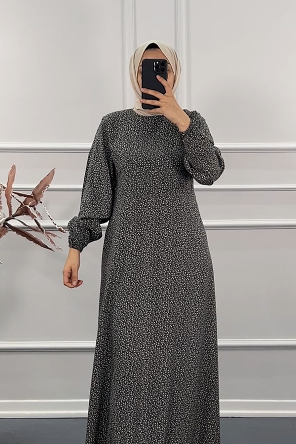 Belden Oturtmalı Elbise - Yeşil