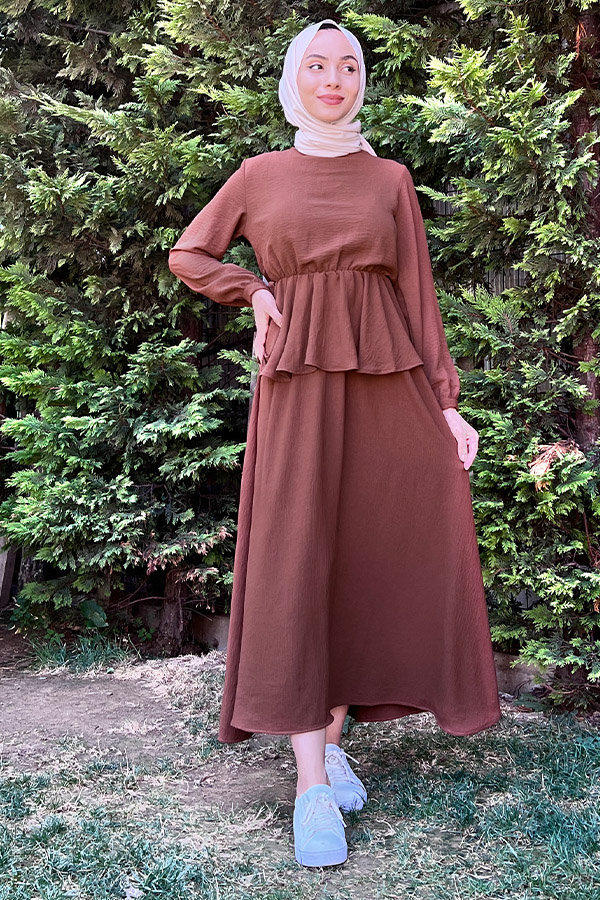 Beli Lastikli Ayrobin Takım - Kahverengi