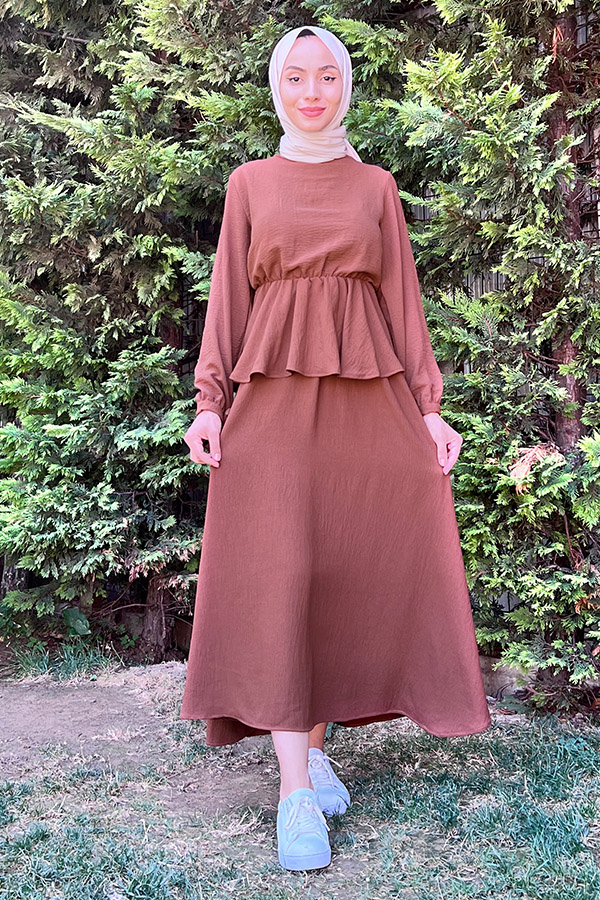 Beli Lastikli Ayrobin Takım - Kahverengi