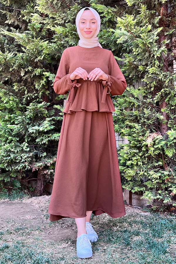 Beli Lastikli Ayrobin Takım - Kahverengi