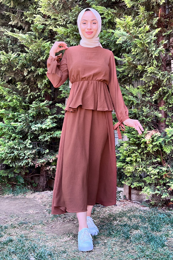 Beli Lastikli Ayrobin Takım - Kahverengi