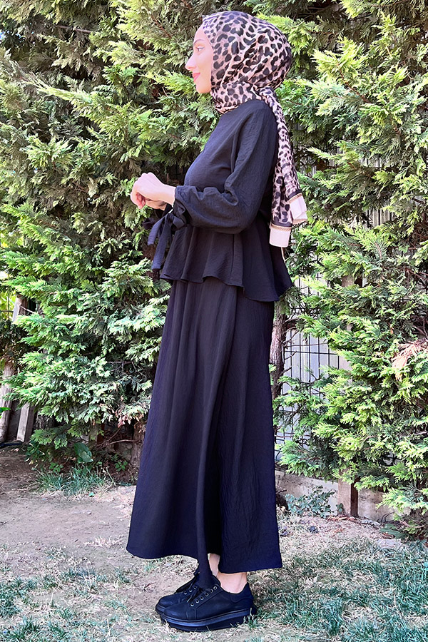 Beli Lastikli Ayrobin Takım - Siyah