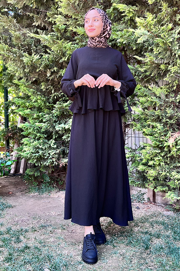 Beli Lastikli Ayrobin Takım - Siyah