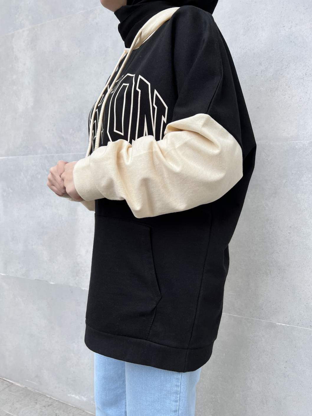 Boston Sweatshirt - Siyah