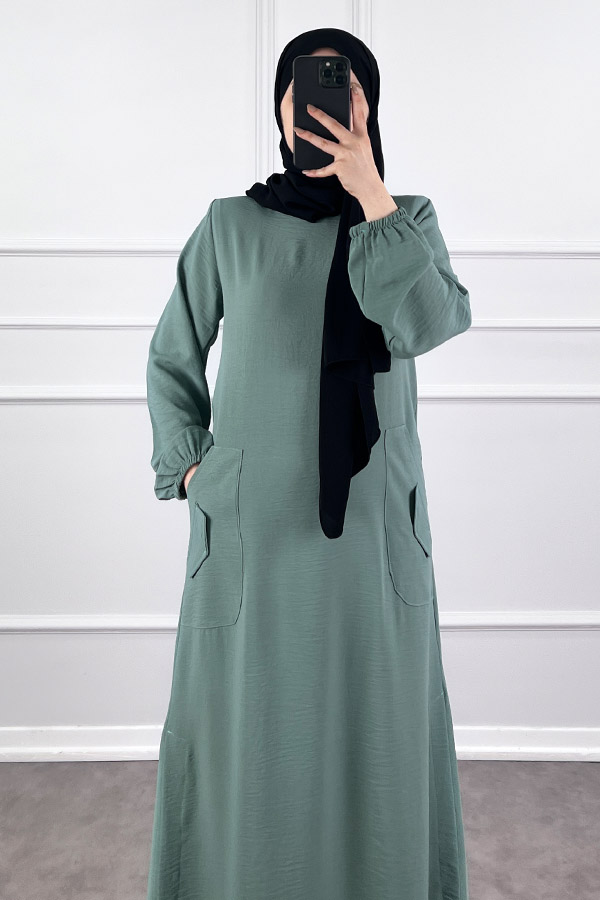 Cepli Ayrobin Elbise - Mint