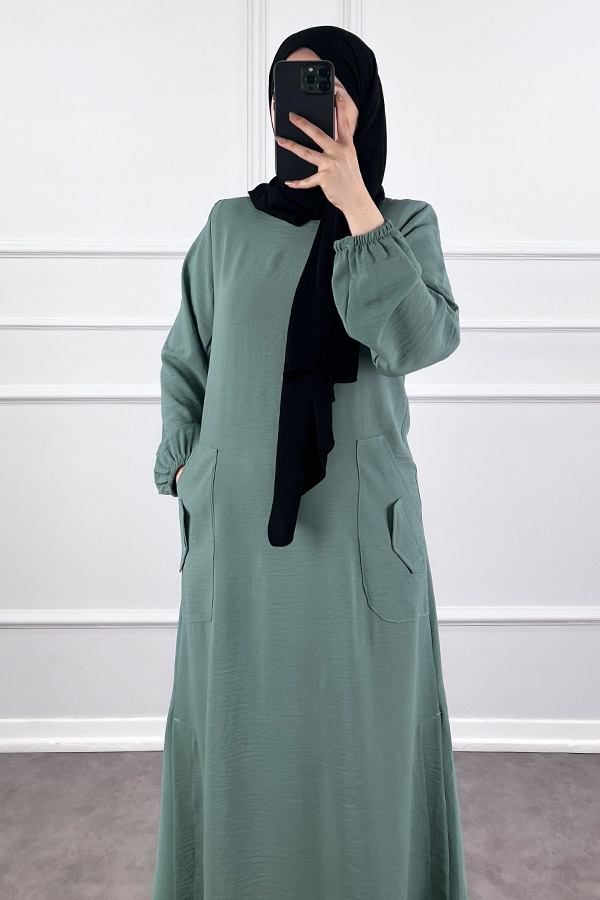 Cepli Ayrobin Elbise - Mint