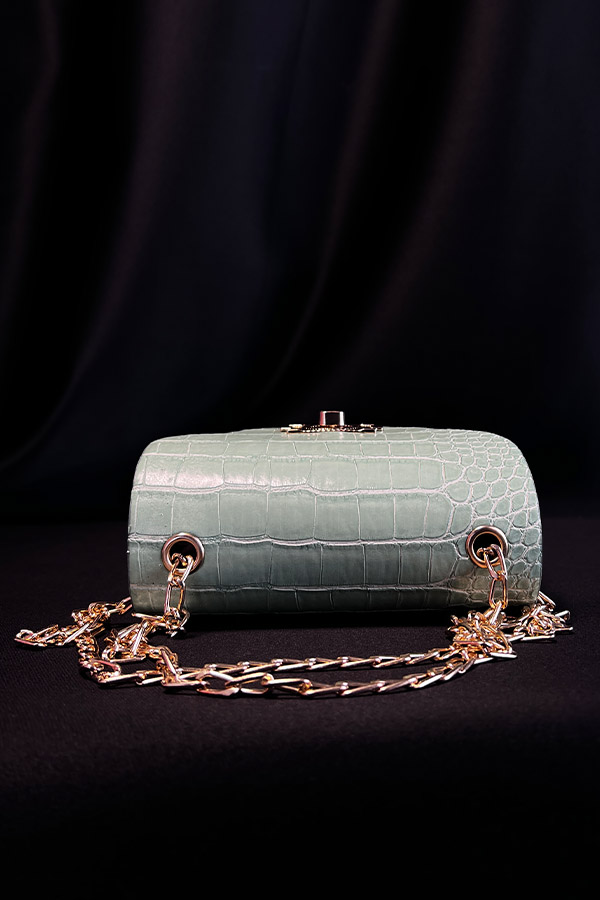 Kroko Çanta - Beyaz