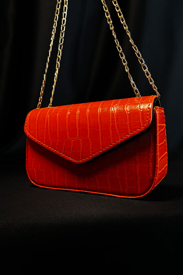 Leath Çanta - Turuncu