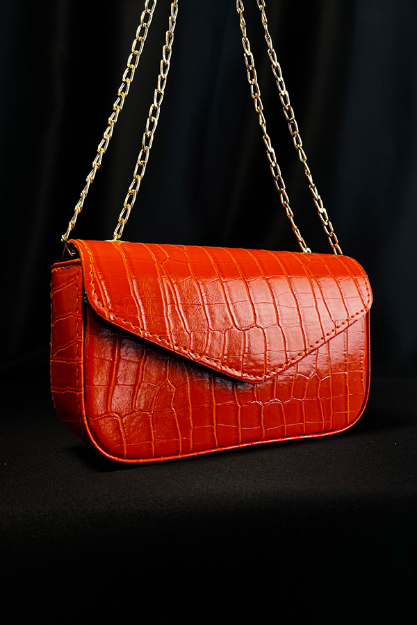 Leath Çanta - Turuncu