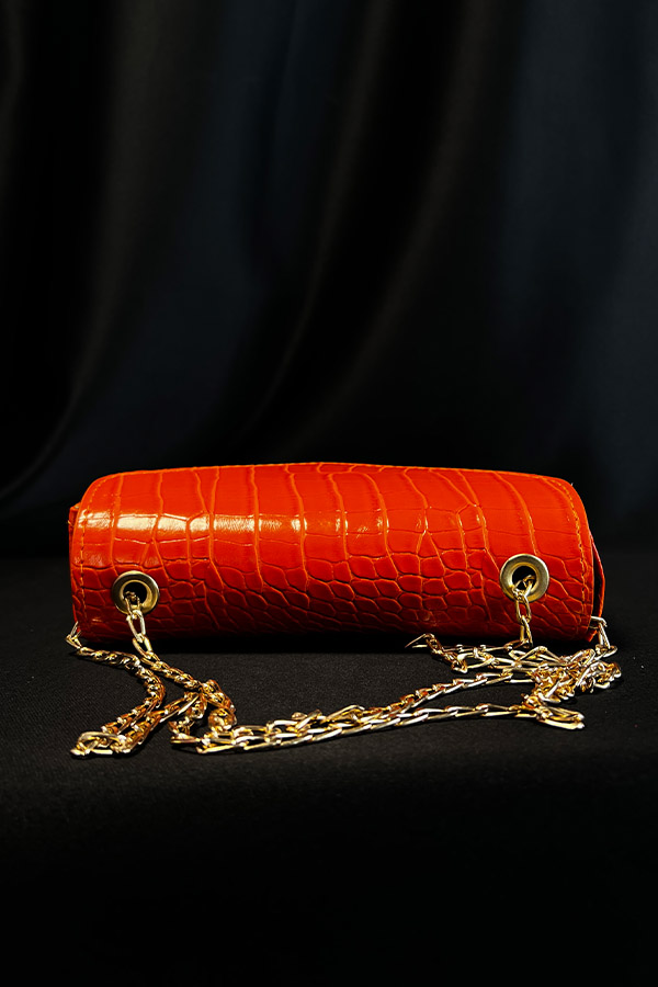 Leath Çanta - Turuncu