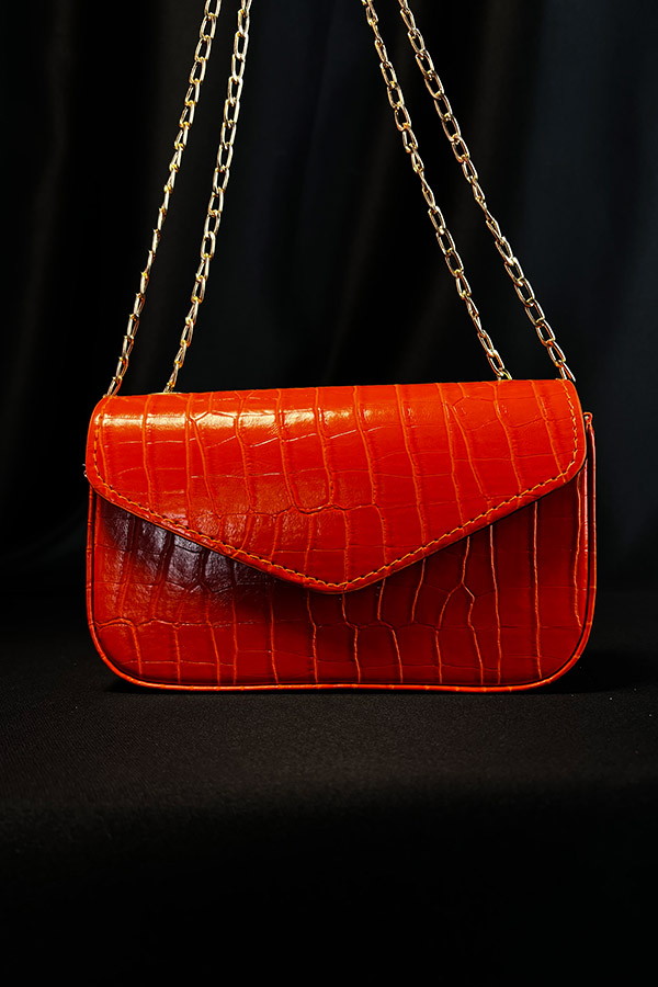 Leath Çanta - Turuncu