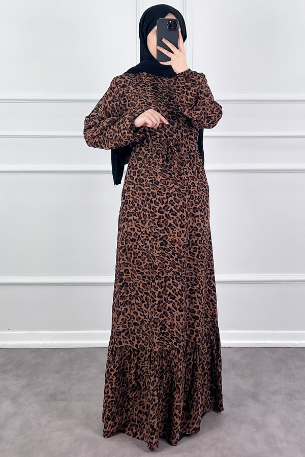 Leo Elbise - Kahverengi