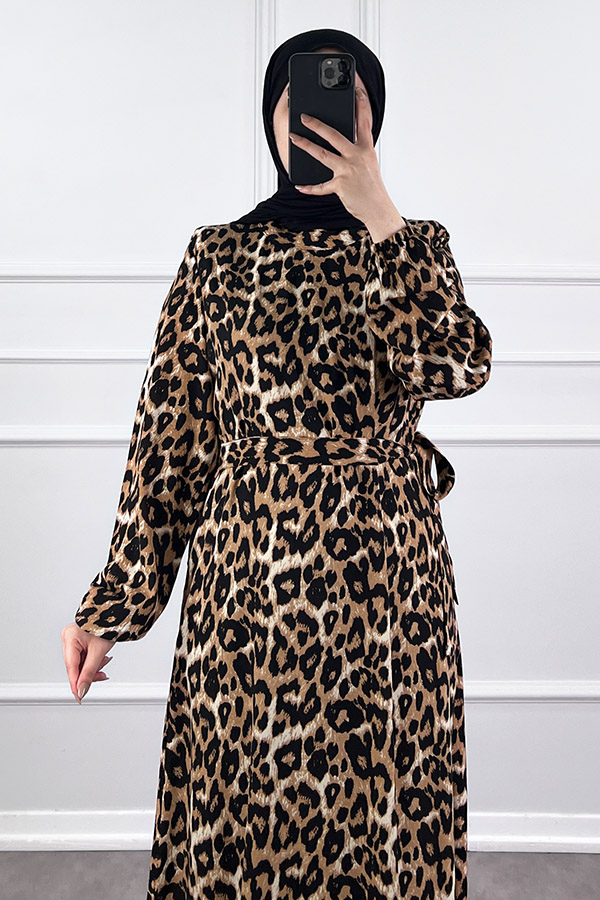 Leo Pamuk Viskon Elbise