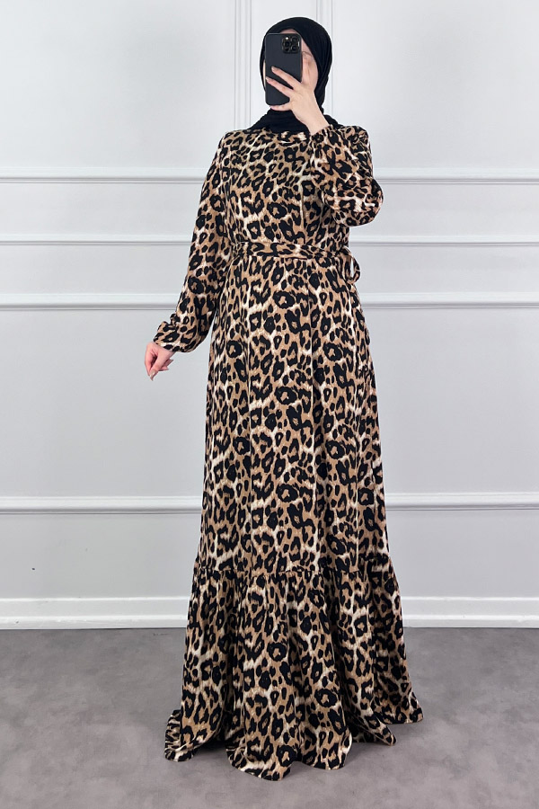 Leo Pamuk Viskon Elbise