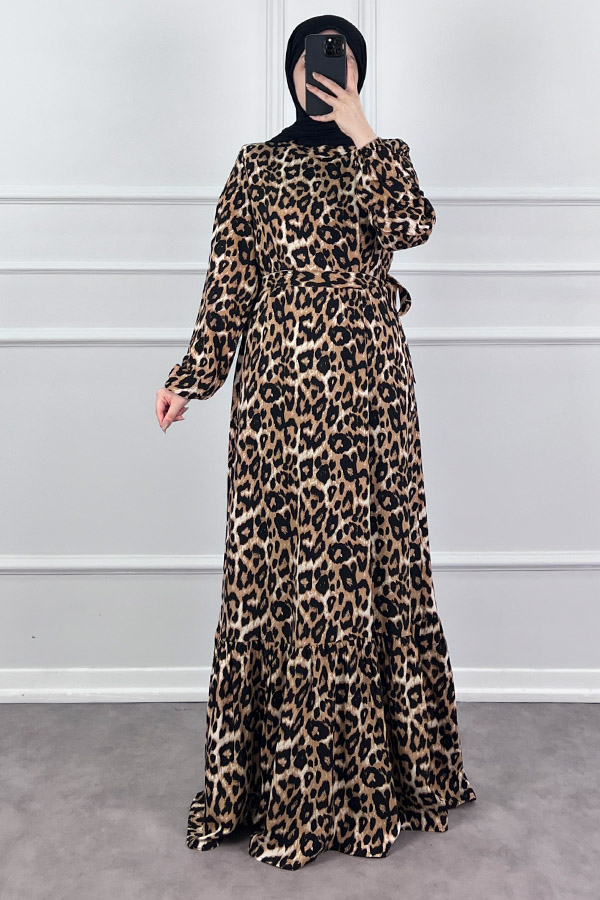 Leo Pamuk Viskon Elbise