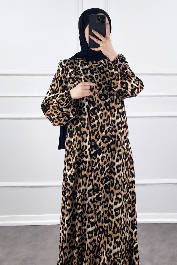 Leo Pamuk Viskon Elbise