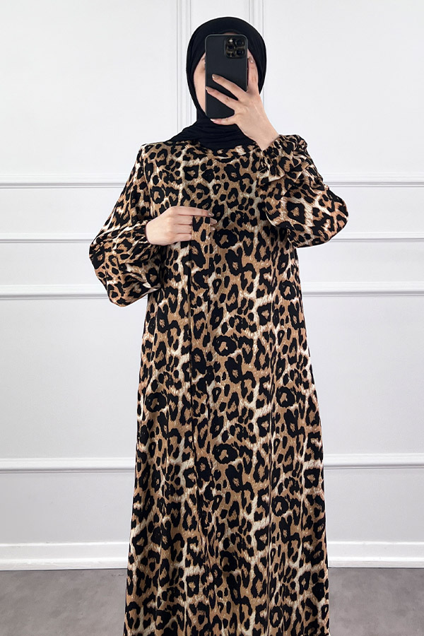 Leo Pamuk Viskon Elbise