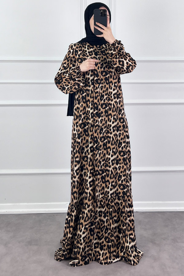 Leo Pamuk Viskon Elbise